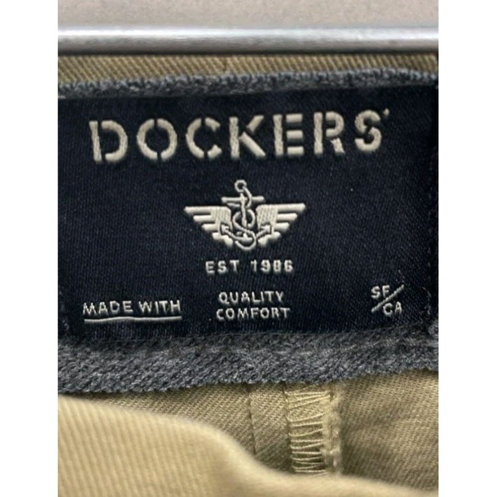 Dockers Workday Khaki Pants Men's 52x30 Beige Classic Fit Big & Tall Smart 360 - Picture 3 of 4